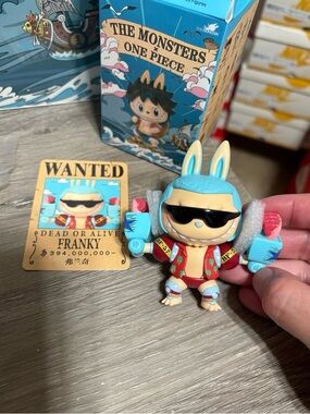 100% AUTHENTIC POP MART The Monsters x One Piece Series Figures - Franky